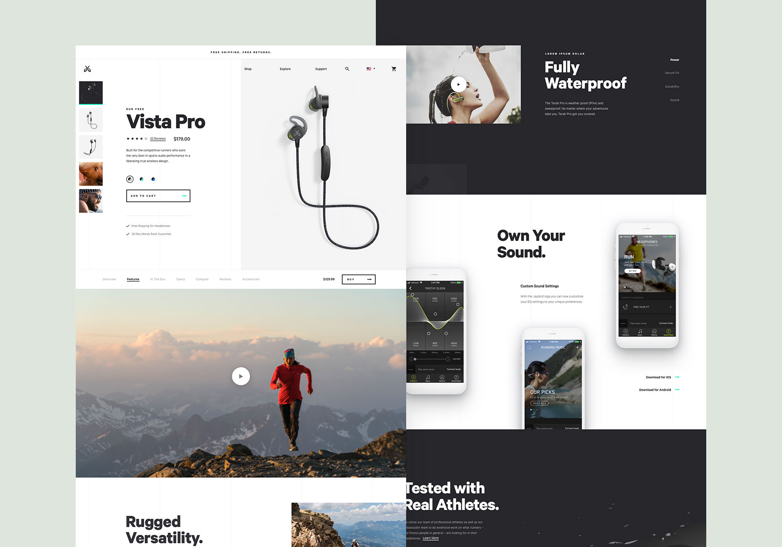 Jaybird Product Detail Page