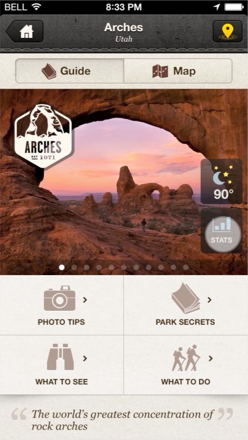 Pushback modal effect